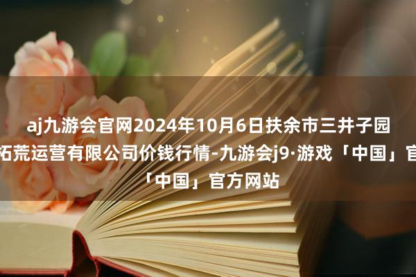 aj九游会官网2024年10月6日扶余市三井子园区商场拓荒运营有限公司价钱行情-九游会j9·游戏「中国」官方网站