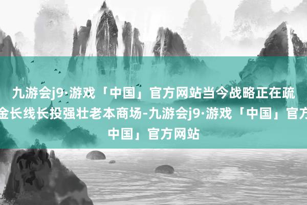 九游会j9·游戏「中国」官方网站当今战略正在疏导资金长线长投强壮老本商场-九游会j9·游戏「中国」官方网站