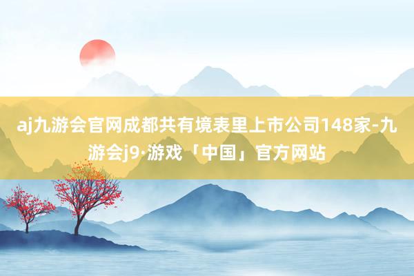 aj九游会官网成都共有境表里上市公司148家-九游会j9·游戏「中国」官方网站